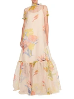 Calluna Floral Organza Gown