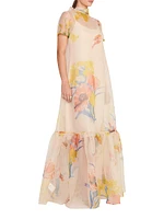 Calluna Floral Organza Gown