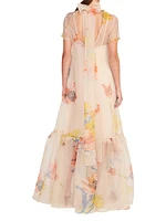 Calluna Floral Organza Gown