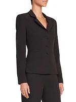 Carson Stretch Crepe Blazer