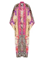 Leopard Silk Caftan