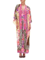 Leopard Silk Caftan