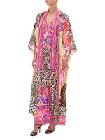 Leopard Silk Caftan