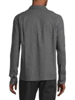 Mendocino Houndstooth Button-Front Shirt