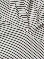 Striped Jersey Hoodie