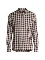 Ojai Plaid Button-Front Shirt