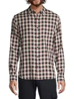 Ojai Plaid Button-Front Shirt