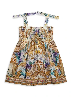 Baby Girl's Palazzo Shirred Dress