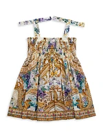 Baby Girl's Palazzo Shirred Dress