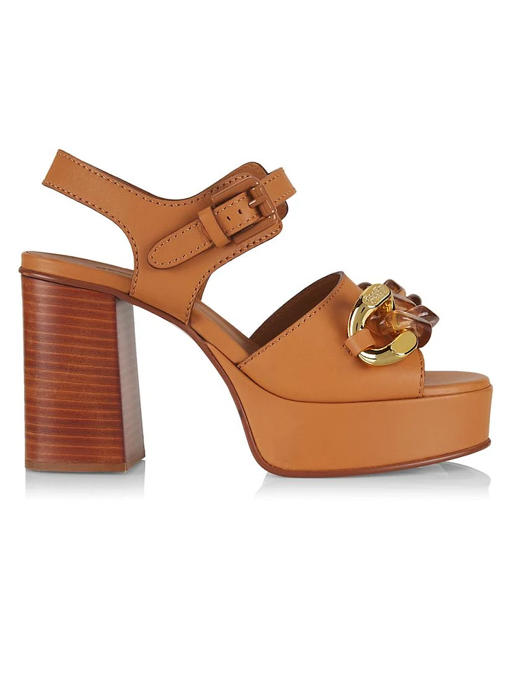 Monyca 110MM Leather Platform Sandals