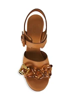 Monyca 110MM Leather Platform Sandals