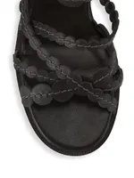 Kaddy 80MM Leather Block-Heel Sandals
