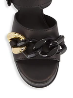 Monyca 110MM Platform Leather Sandals