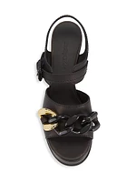 Monyca 110MM Platform Leather Sandals