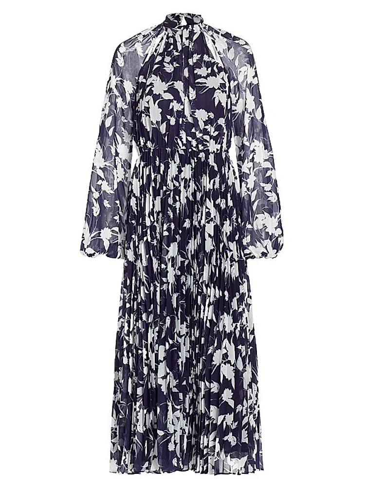 Abbie Floral Chiffon Maxi Dress