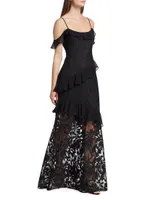 Sienna Floral Tulle Gown