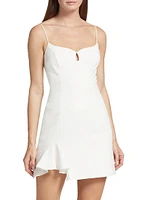 Jillian Crepe Sweetheart Minidress