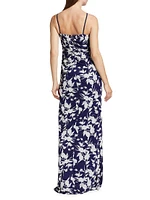 Giuliana Floral Ruched Maxi Dress