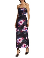 Adalynn Floral Strapless Maxi Dress