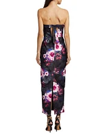 Adalynn Floral Strapless Maxi Dress