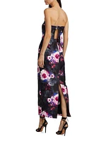 Adalynn Floral Strapless Maxi Dress