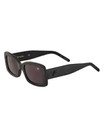 Harlem 43MM Rectangular Sunglasses