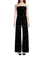 Tuta Polka Dot Strapless Jumpsuit