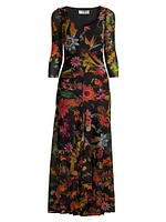 Abito Floral Maxi-Dress