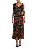 Abito Floral Maxi-Dress