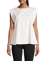 Duras Cotton Sateen Blouse