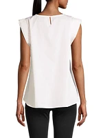 Duras Cotton Sateen Blouse