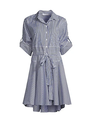 Meadow Striped Shirtdress