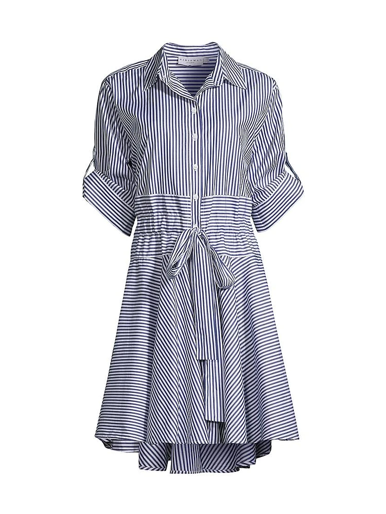 Meadow Striped Shirtdress