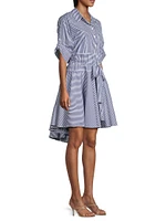 Meadow Striped Shirtdress