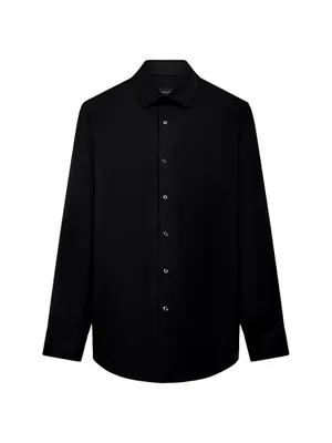 Cotton Tech Button-Up Shirt