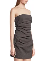 Carter Strapless Diamante Minidress