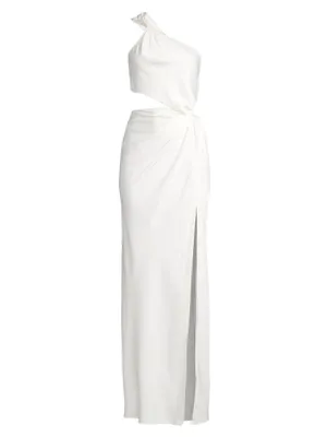 Kristin Twist One-Shoulder Maxi Dress