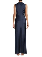 Nya Satin Sleeveless Maxi Dress