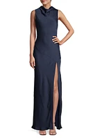 Nya Satin Sleeveless Maxi Dress