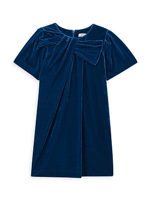 Little Girl's & Frankie Velvet Dress