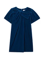 Little Girl's & Frankie Velvet Dress