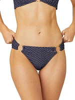 Printed Ring Bikini Bottom