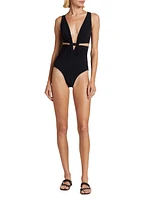 Arlo Plunging One-Piece Swimsuit