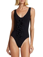 Tess V-Neck One-Piece Swimsuit