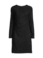 Sloane Sequined Knit Minidress