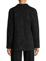 Keira Embellished Denim Blazer