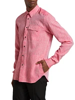 Buba Linen Button-Front Shirt