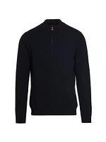 Cashmere Quarter-Zip Sweater