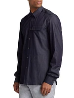 Buba Cotton Button-Front Shirt