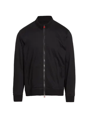 One Zip-Up Knit Track Jacket